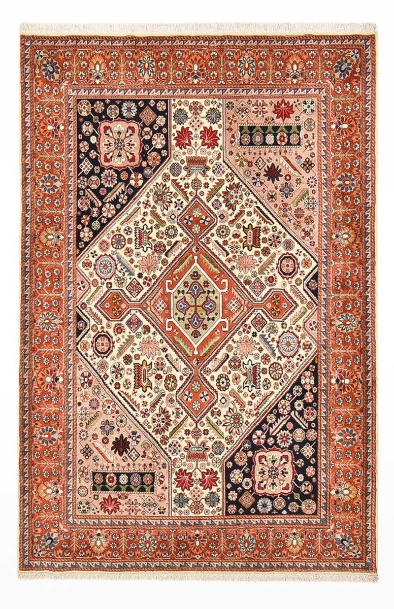 カシュクリ 絨毯 218x142cm - ペルシャ絨毯