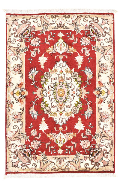 タブリーズ - 50 Raj 絨毯 58x90cm - ペルシャ絨毯