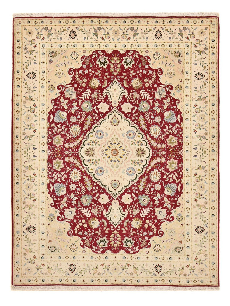タブリーズ - 50 Raj 絨毯 210x153cm - ペルシャ絨毯