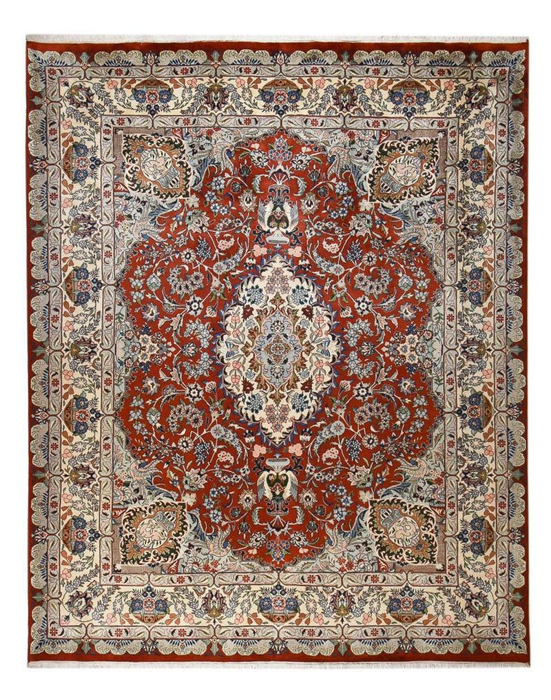 カシュマール 絨毯 343x278cm - ペルシャ絨毯