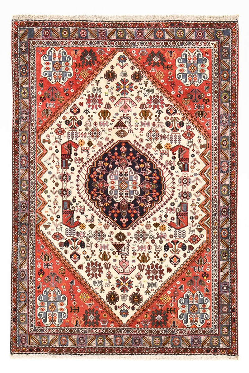 カシュクリ 絨毯 197x140cm - ペルシャ絨毯