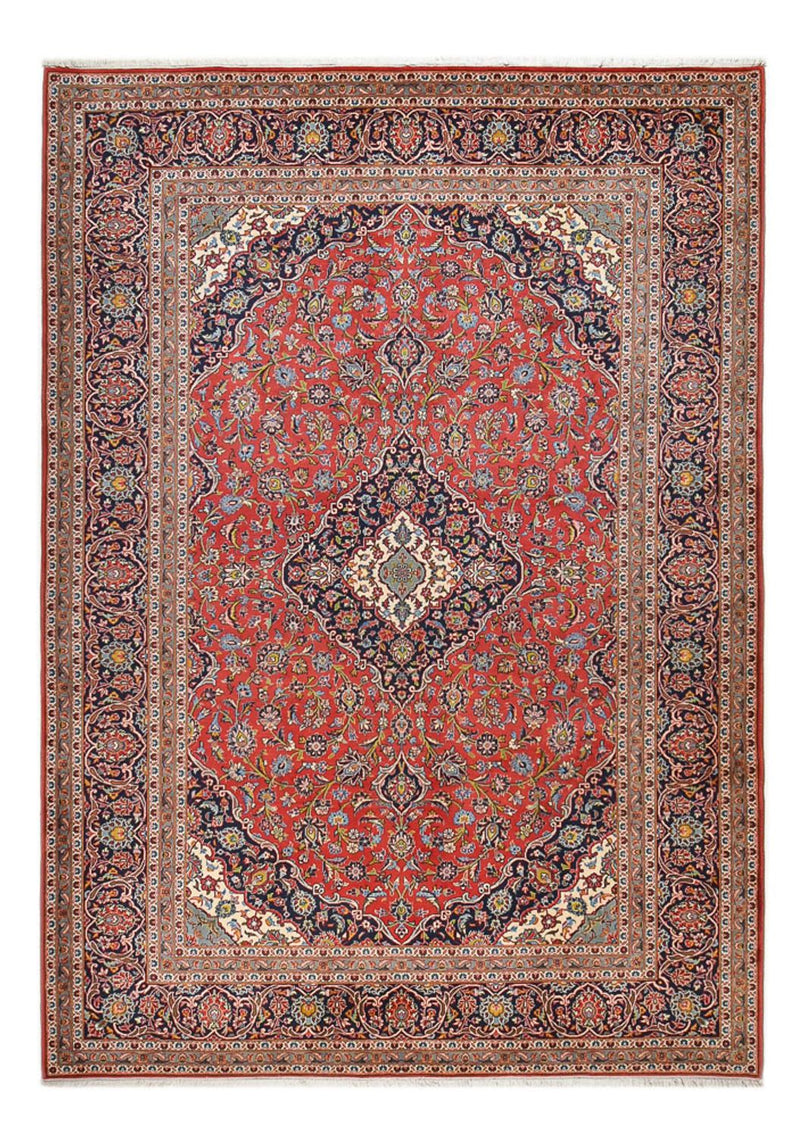カシャーン 絨毯 350x246cm - ペルシャ絨毯