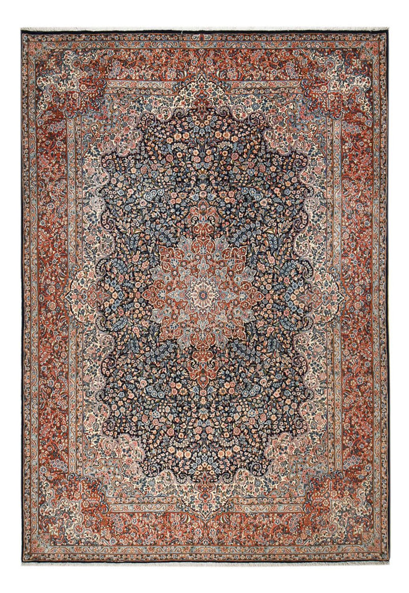 ラフサンジャン 絨毯 355x242cm - ペルシャ絨毯