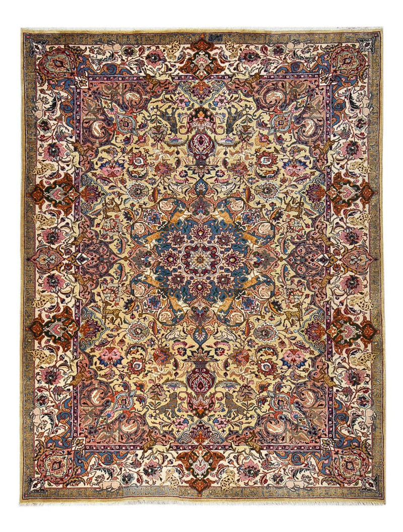 カシャーン 絨毯 332x241cm - ペルシャ絨毯