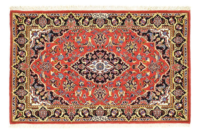カシャーン 絨毯 100x70cm - ペルシャ絨毯
