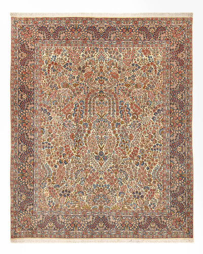 ラフサンジャン 絨毯 220x272cm - ペルシャ絨毯