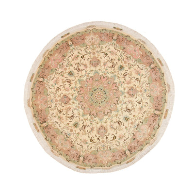 タブリーズ - 50 Raj 絨毯 150x150cm - ペルシャ絨毯