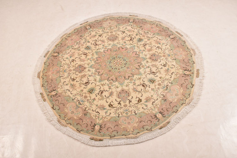 タブリーズ - 50 Raj 絨毯 150x150cm - ペルシャ絨毯