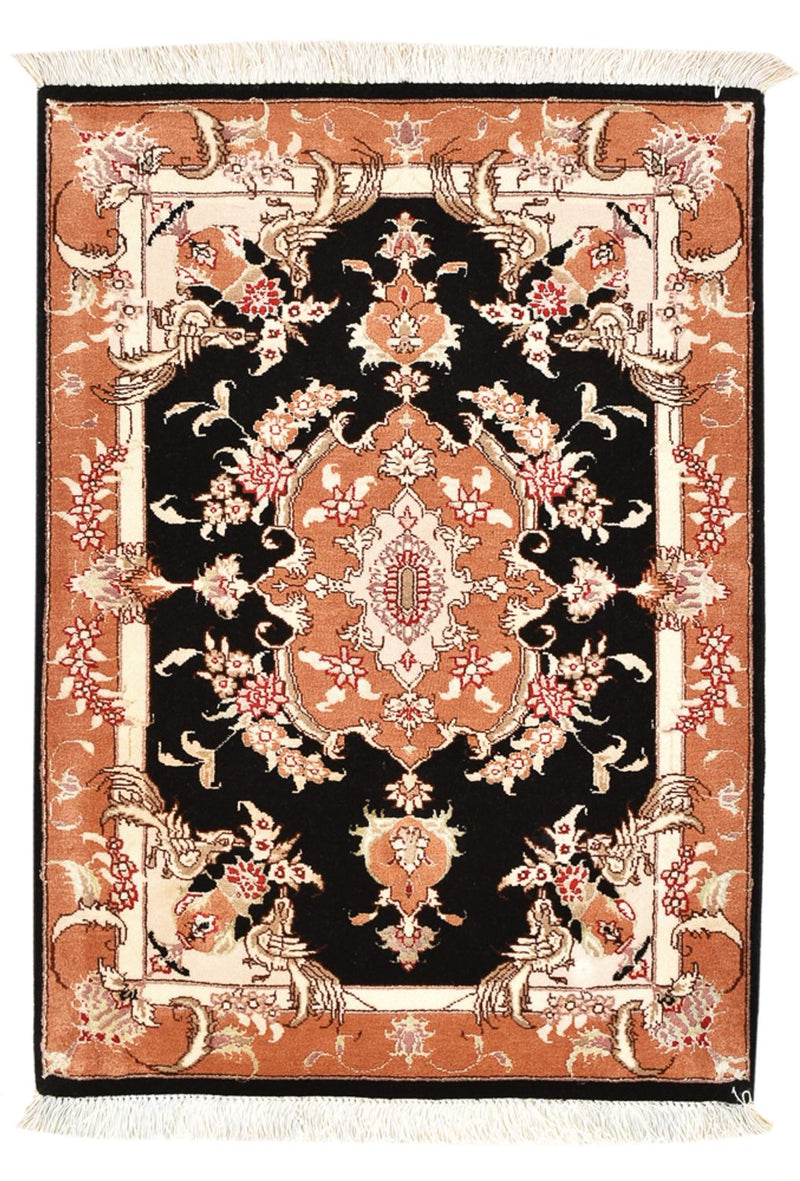 タブリーズ - 50 Raj 絨毯 88x60cm - ペルシャ絨毯