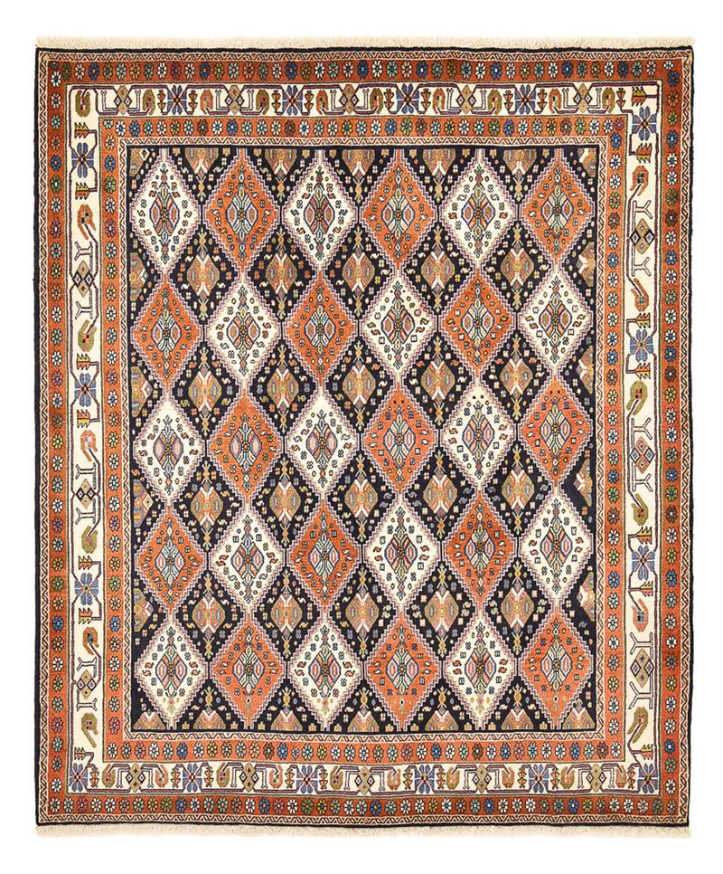 シャルババク 絨毯 214x183cm - ペルシャ絨毯