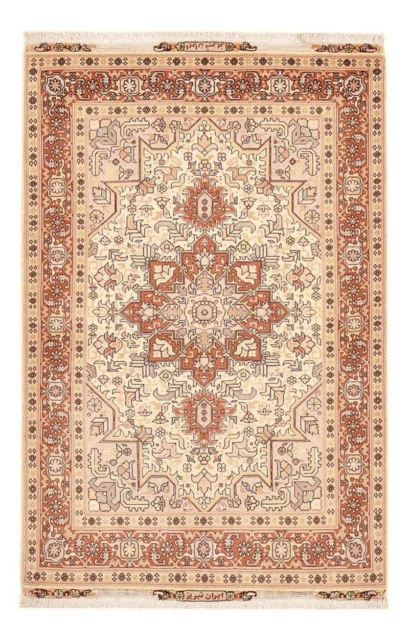 タブリーズ - 50 Raj 絨毯 153x100cm - ペルシャ絨毯