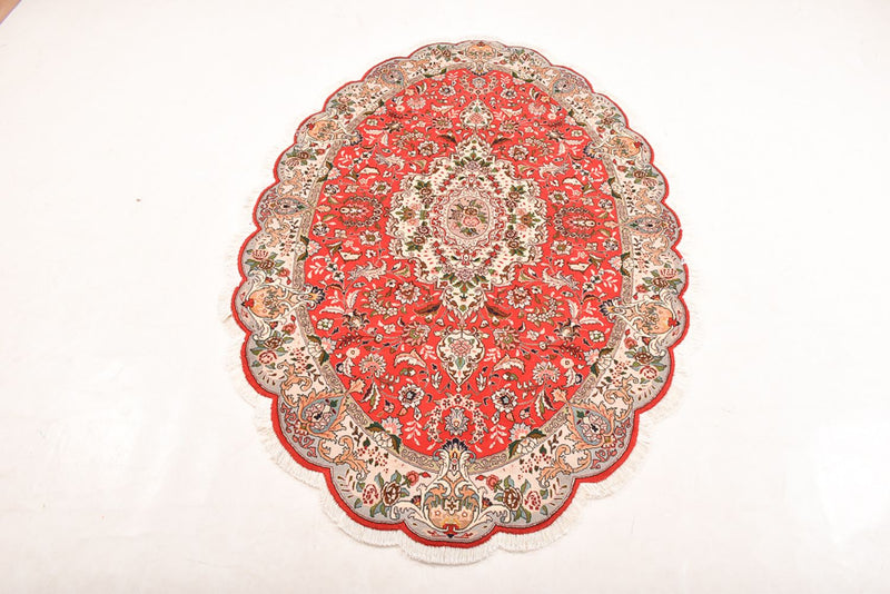 タブリーズ - 50 Raj 絨毯 205x130cm - ペルシャ絨毯