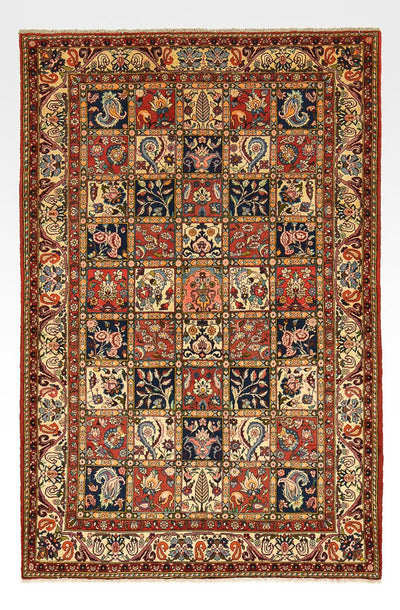 バフティアール 絨毯 158x237cm - ペルシャ絨毯