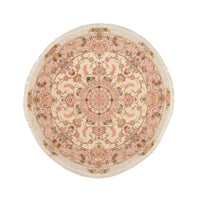 タブリーズ - 50 Raj 絨毯 143x143cm - ペルシャ絨毯 – product image