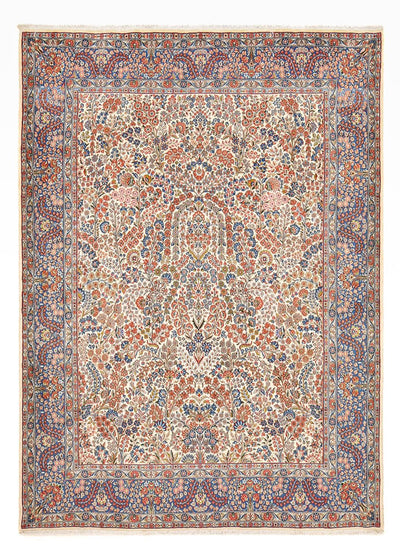 ラフサンジャン 絨毯 217x296cm - ペルシャ絨毯