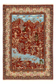 ゴム 絨毯 203x138cm - ペルシャ絨毯