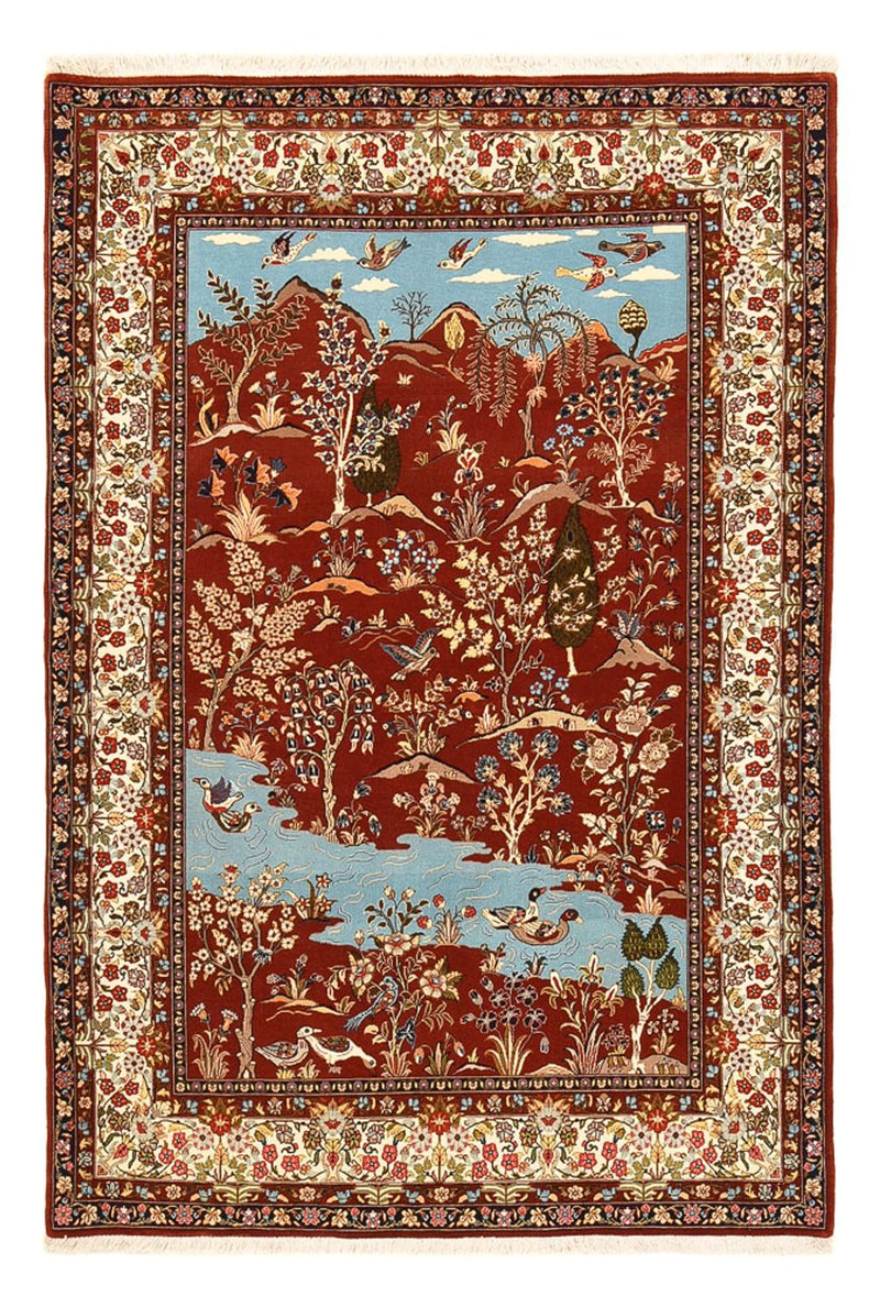 ゴム 絨毯 203x138cm - ペルシャ絨毯