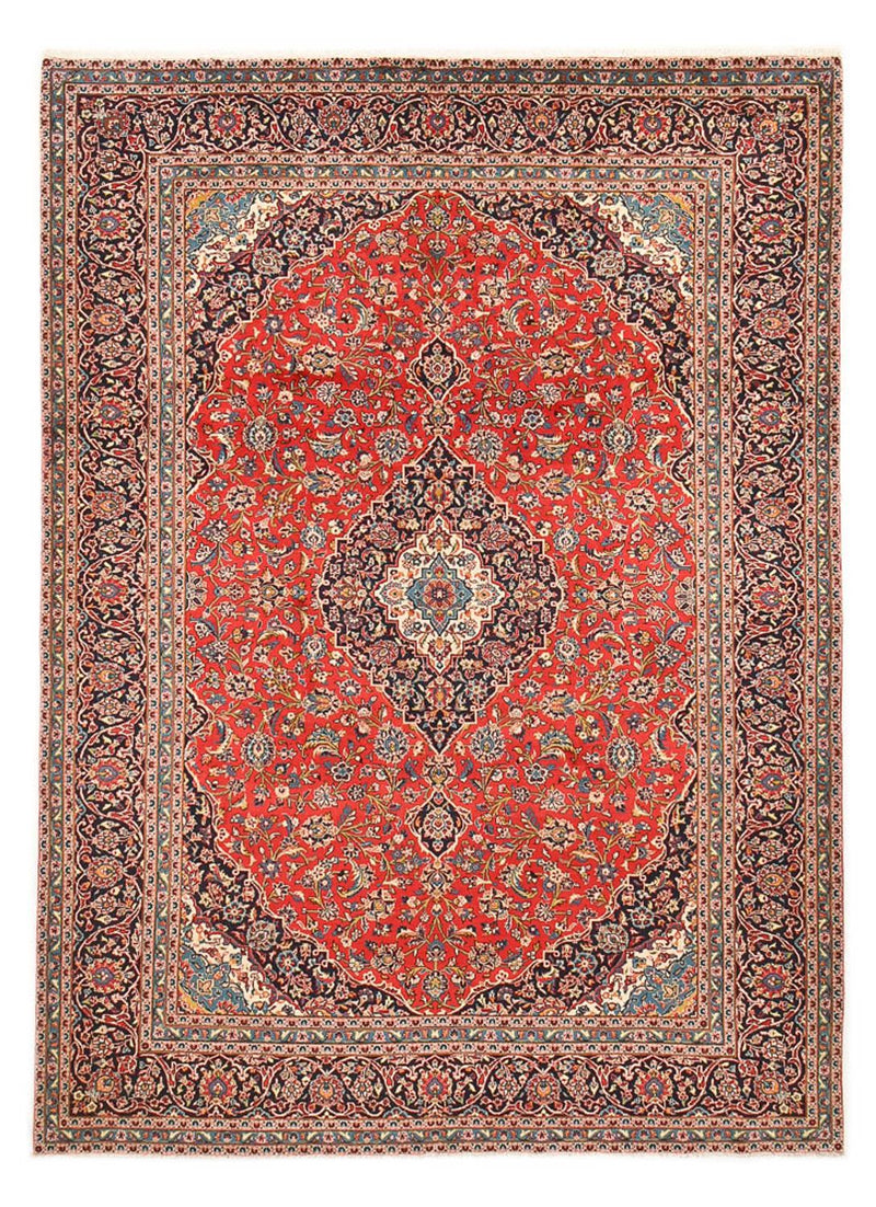 カシャーン 絨毯 385x289cm - ペルシャ絨毯