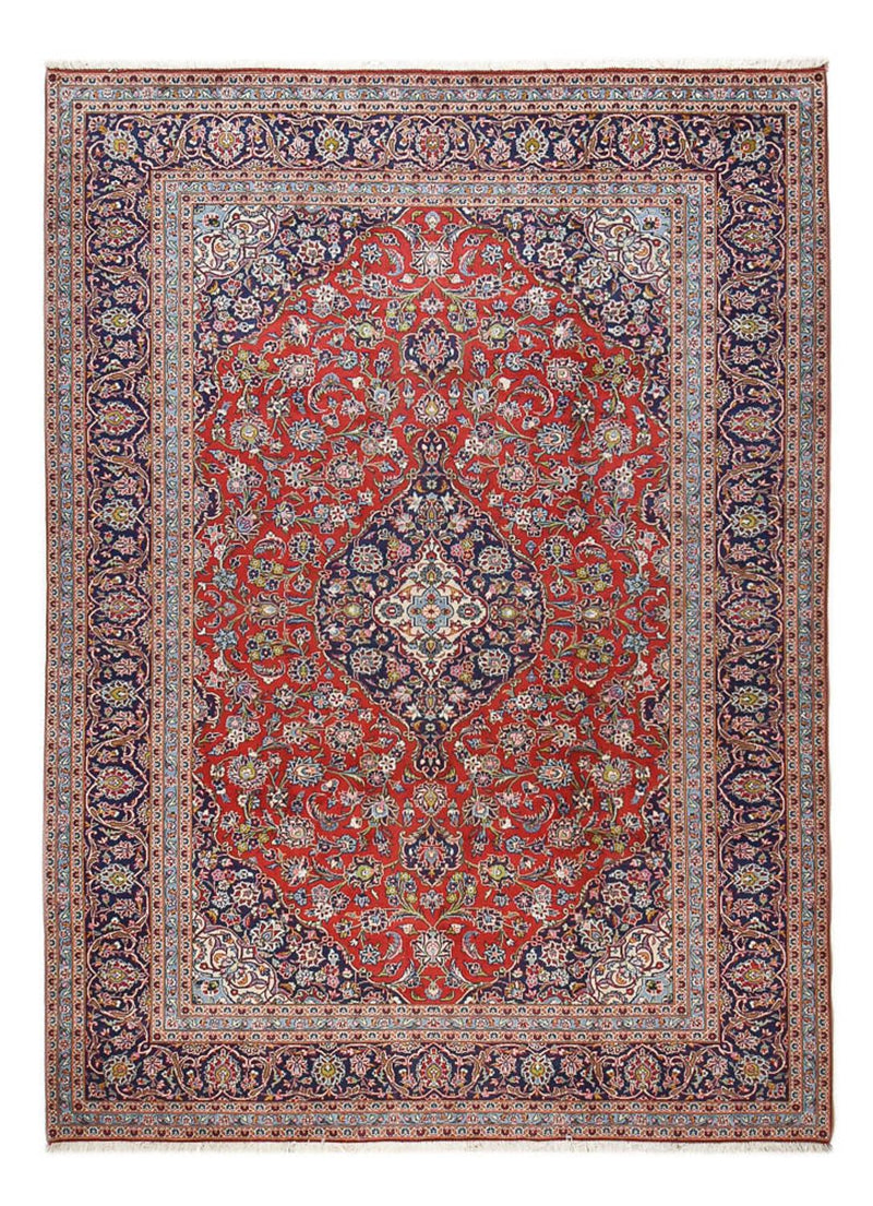 カシャーン 絨毯 342x248cm - ペルシャ絨毯