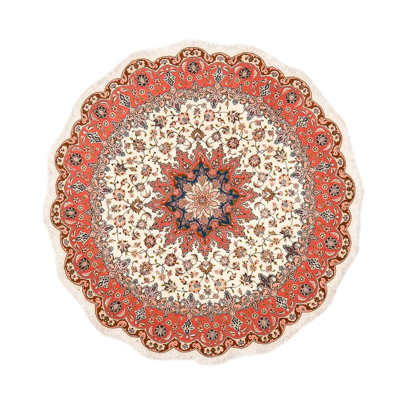 タブリーズ - 50 Raj 絨毯 200x200cm - ペルシャ絨毯