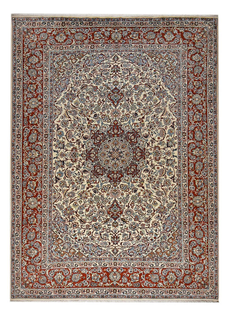 カシャーン 絨毯 356x259cm - ペルシャ絨毯