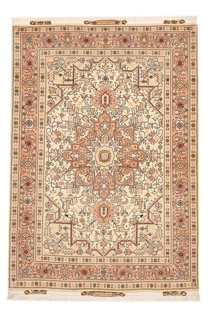 タブリーズ - 50 Raj 絨毯 151x106cm - ペルシャ絨毯