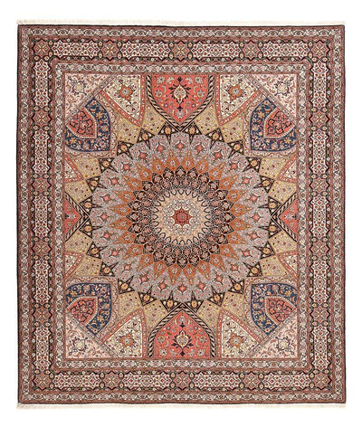 タブリーズ - 50 Raj 絨毯 253x302cm - ペルシャ絨毯