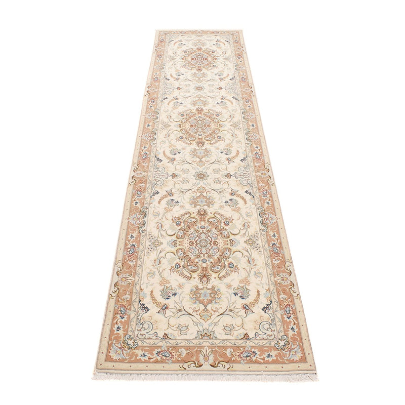 タブリーズ - 50 Raj 絨毯 372x87cm - ペルシャ絨毯