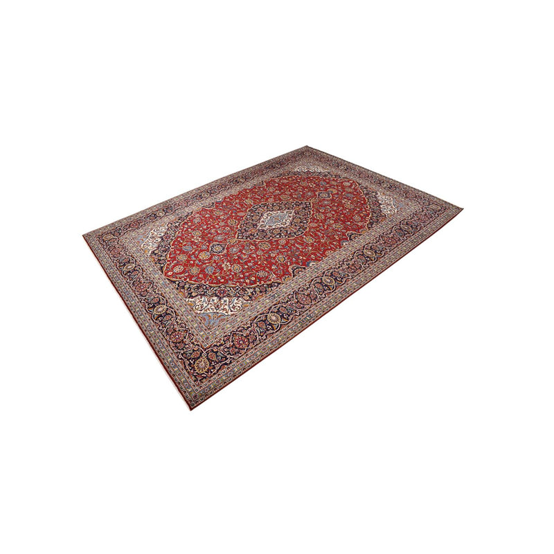 カシャーン 絨毯 395x295cm - ペルシャ絨毯