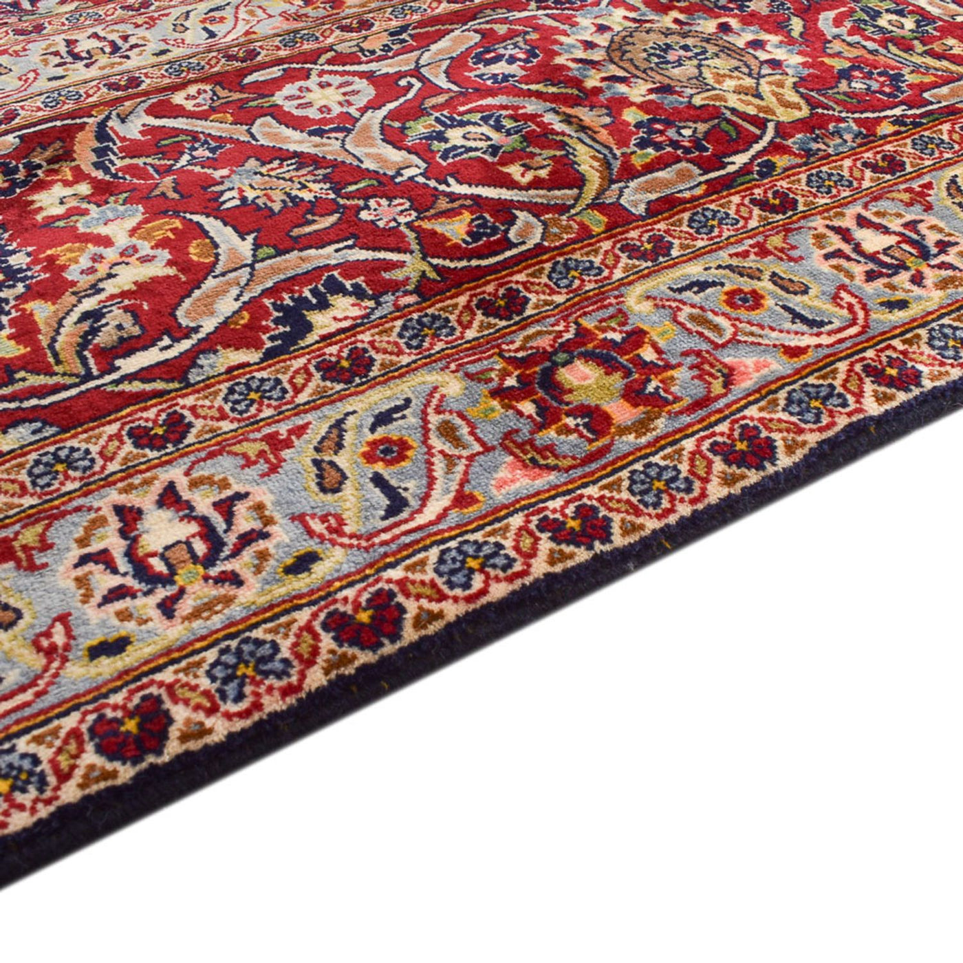 カシャーン 絨毯 389x302cm - ペルシャ絨毯