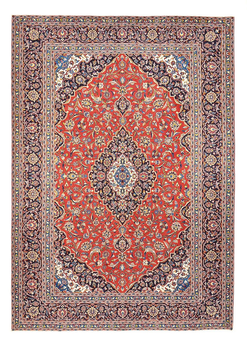 カシャーン 絨毯 401x294cm - ペルシャ絨毯