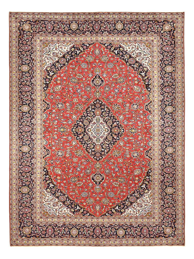 カシャーン 絨毯 392x290cm - ペルシャ絨毯