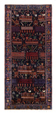 クラルダシュト 絨毯 382x168cm - ペルシャ絨毯