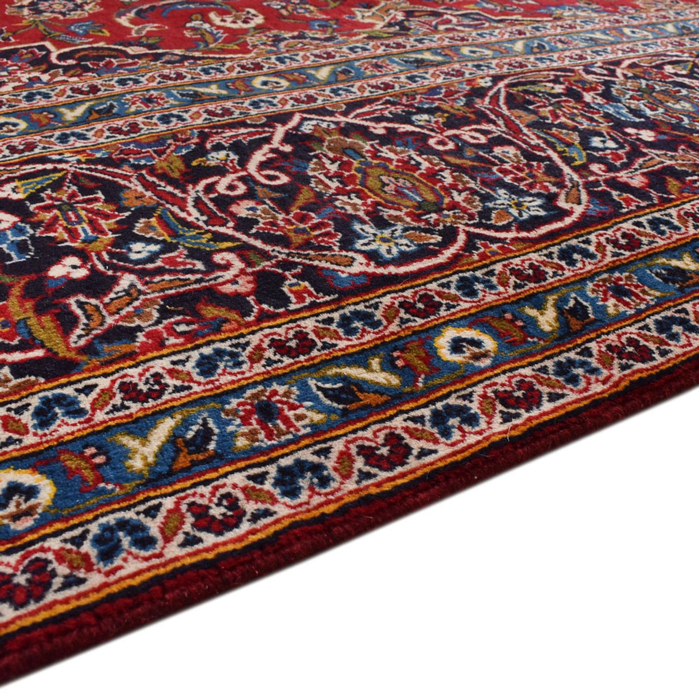 カシャーン 絨毯 395x288cm - ペルシャ絨毯