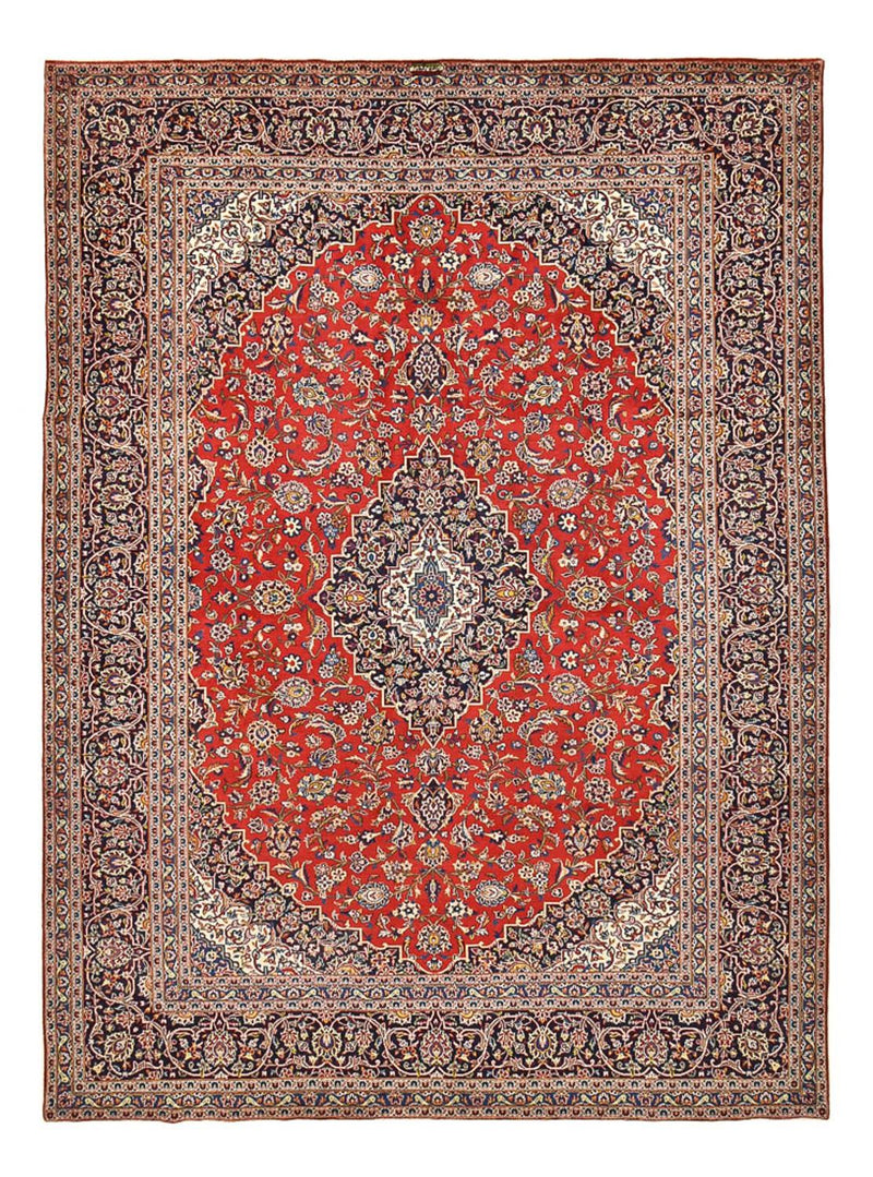 カシャーン 絨毯 399x293cm - ペルシャ絨毯