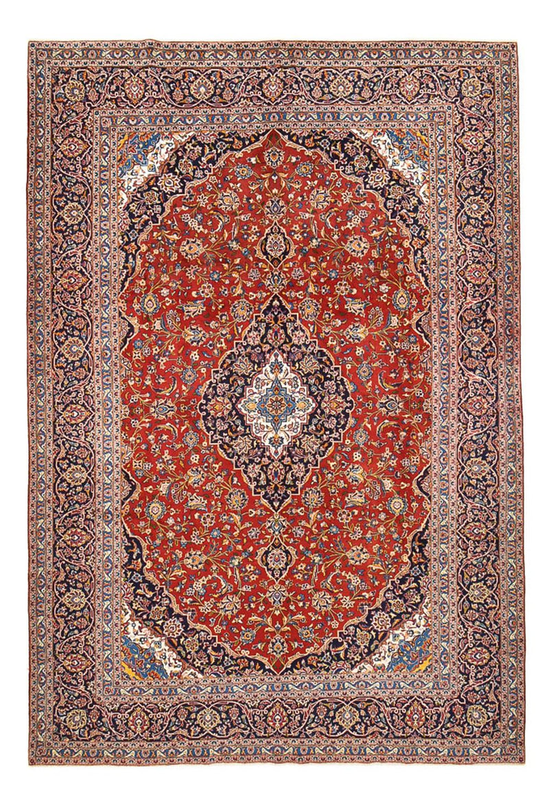 カシャーン 絨毯 422x290cm - ペルシャ絨毯