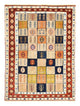 ペルシャギャベ 絨毯 143x103cm - ペルシャウールラグ