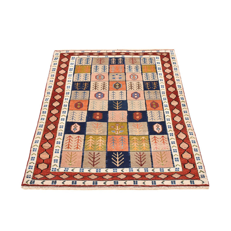 ペルシャギャベ 絨毯 143x103cm - ペルシャウールラグ
