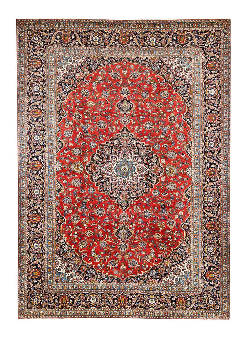 カシャーン 絨毯 423x302cm - ペルシャ絨毯