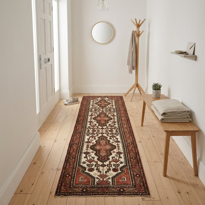 アルデビル 絨毯 300x80cm - ペルシャ絨毯