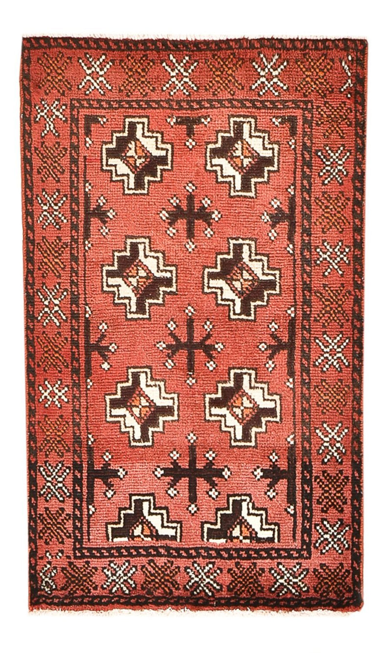トルカマン絨毯 100x58cm - ペルシャ絨毯