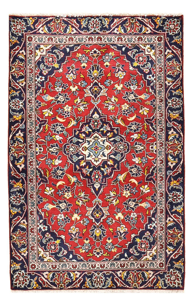 カシャーン 絨毯 142x90cm - ペルシャ絨毯