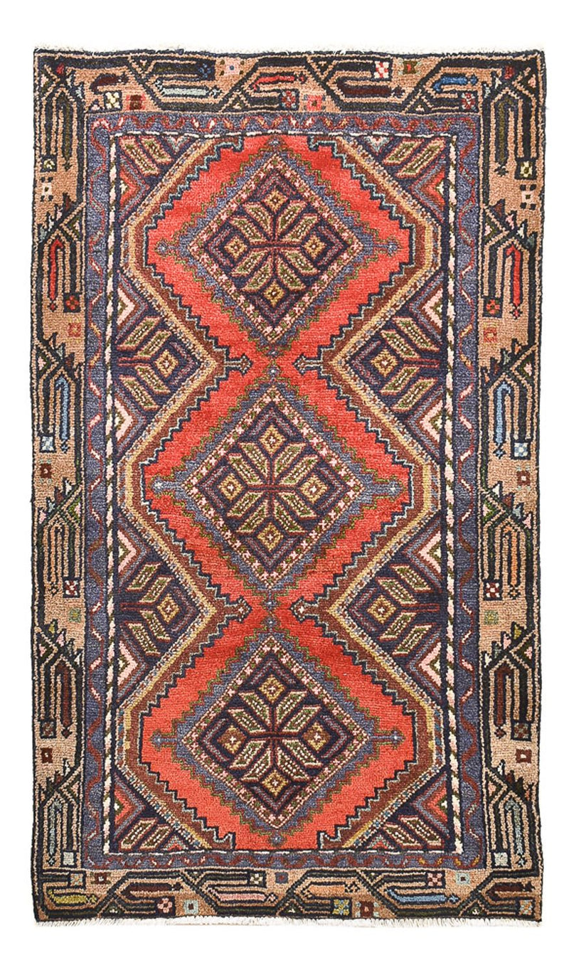 ルードバール 絨毯 119x70cm - ペルシャ絨毯