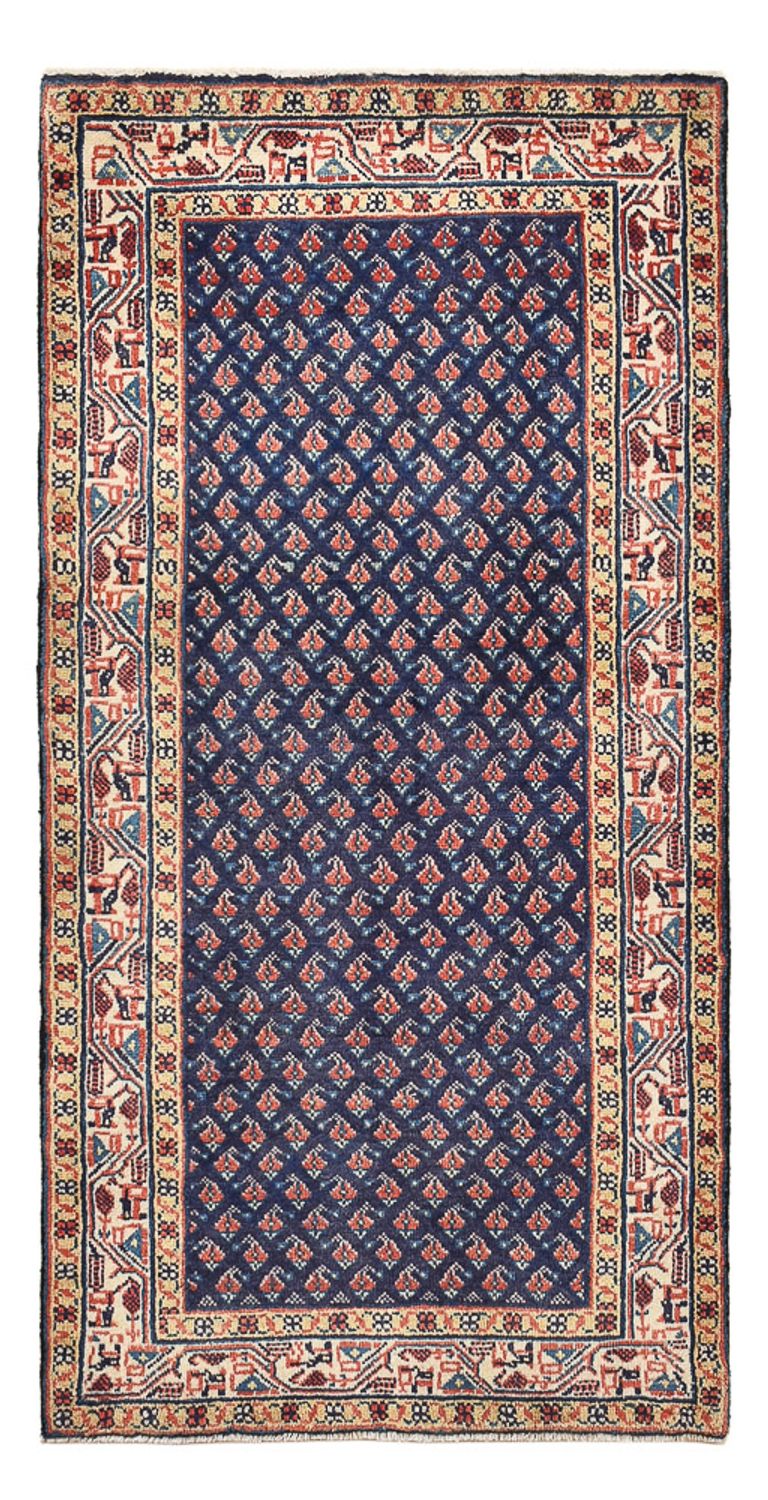 ミール 絨毯 130x65cm - ペルシャ絨毯