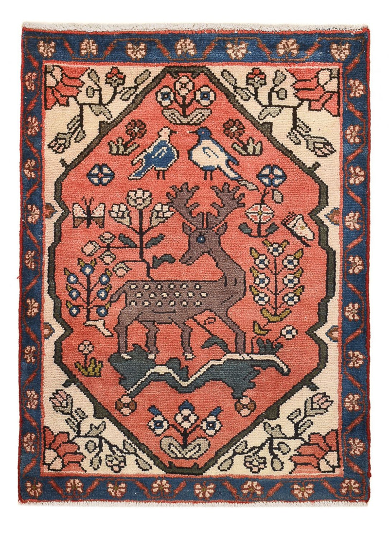 ハマダン 絨毯 92x67cm - ペルシャ絨毯