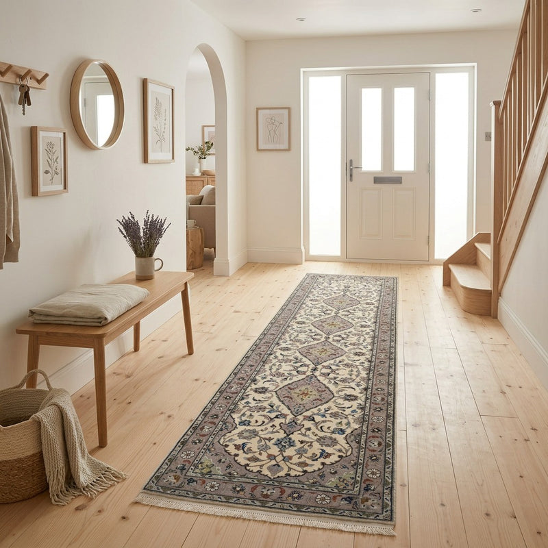 カシャーン 絨毯 308x80cm - ペルシャ絨毯