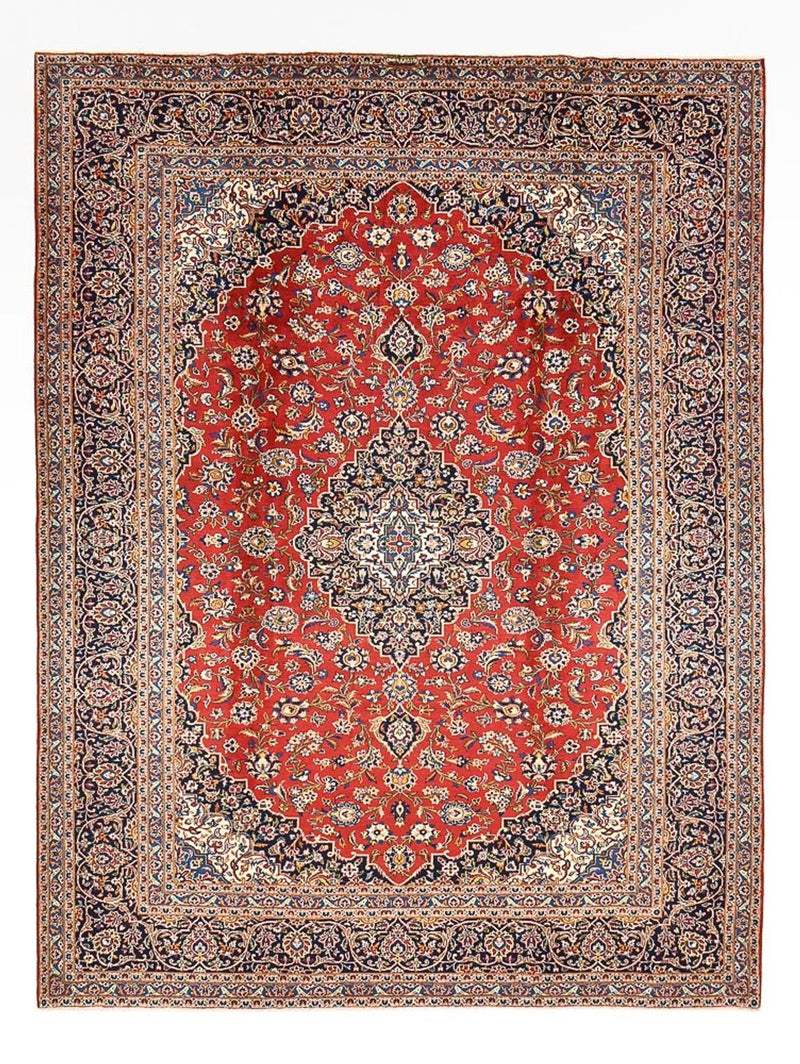カシャーン 絨毯 409x301cm - ペルシャ絨毯