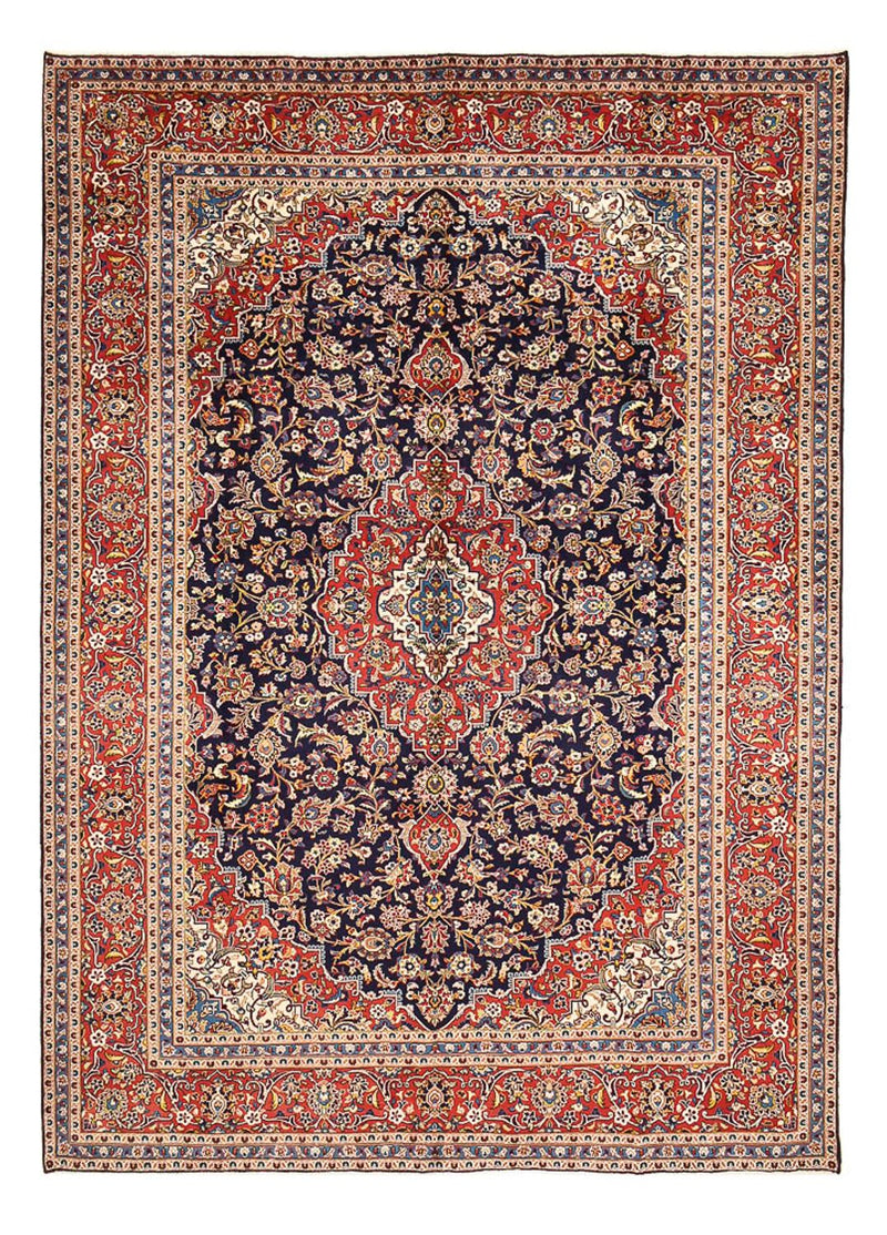 カシャーン 絨毯 407x296cm - ペルシャ絨毯