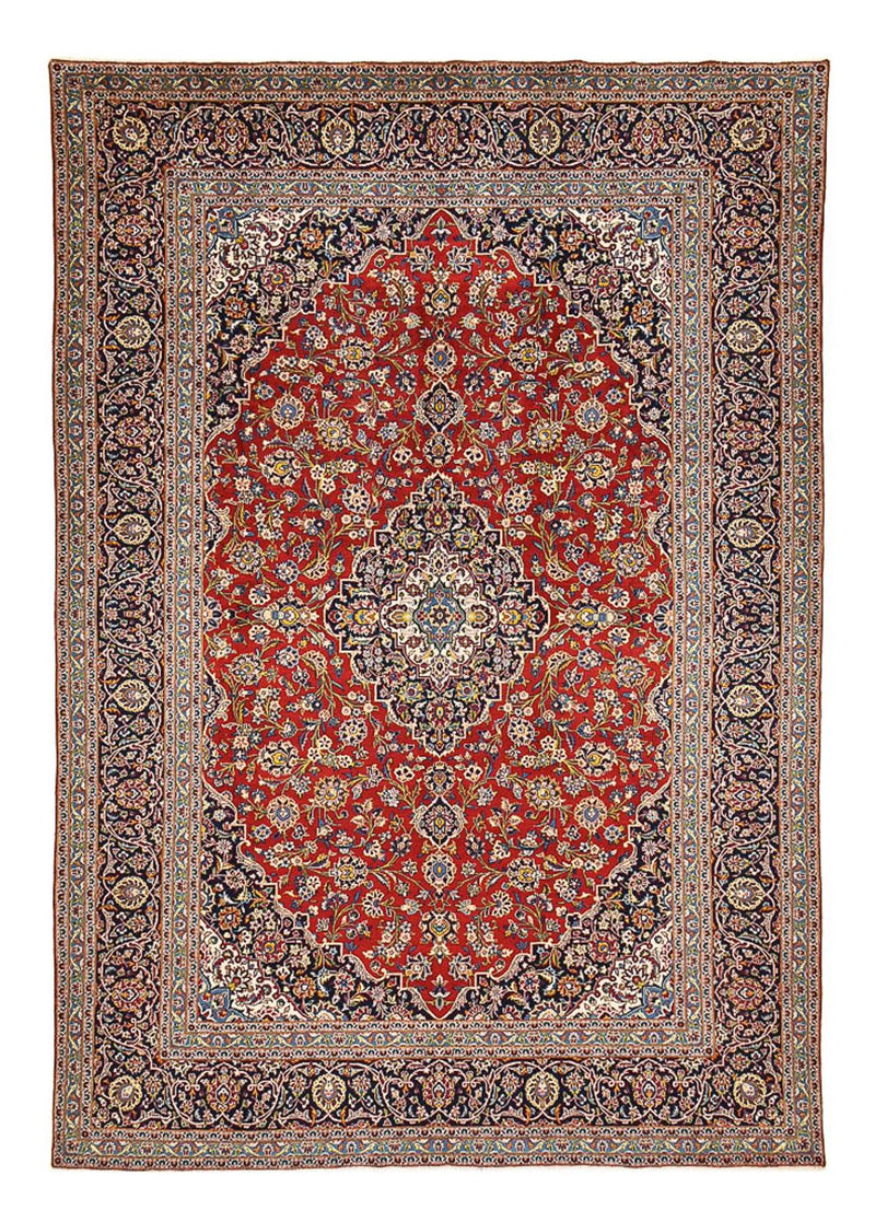 カシャーン 絨毯 414x290cm - ペルシャ絨毯