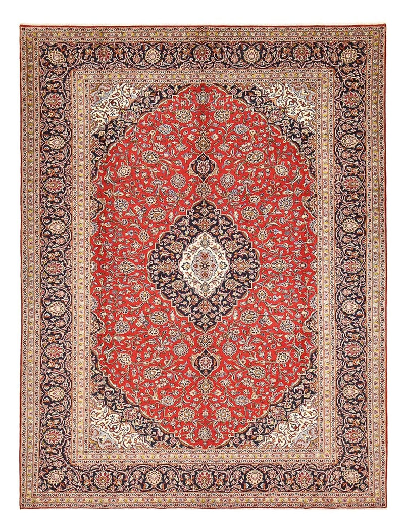 カシャーン 絨毯 392x293cm - ペルシャ絨毯